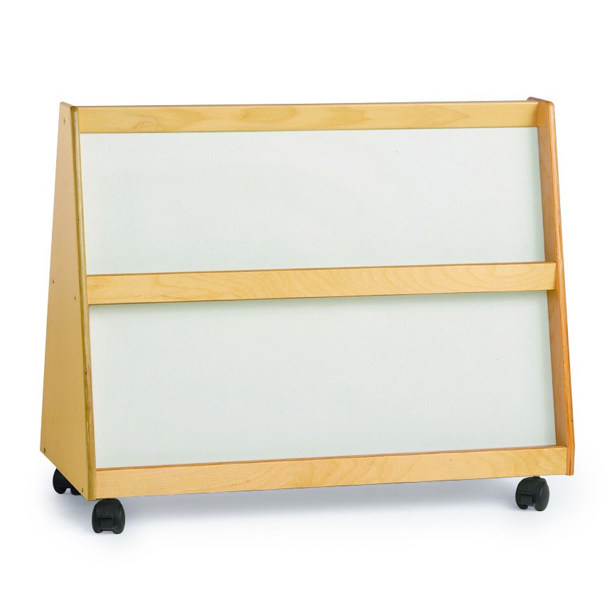 ESPOSITORE PICCOLO BIFRONTE SU RUOTE