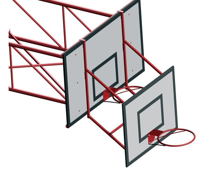 IMPIANTO PALLACANESTRO A SOFFITTO E PARETE