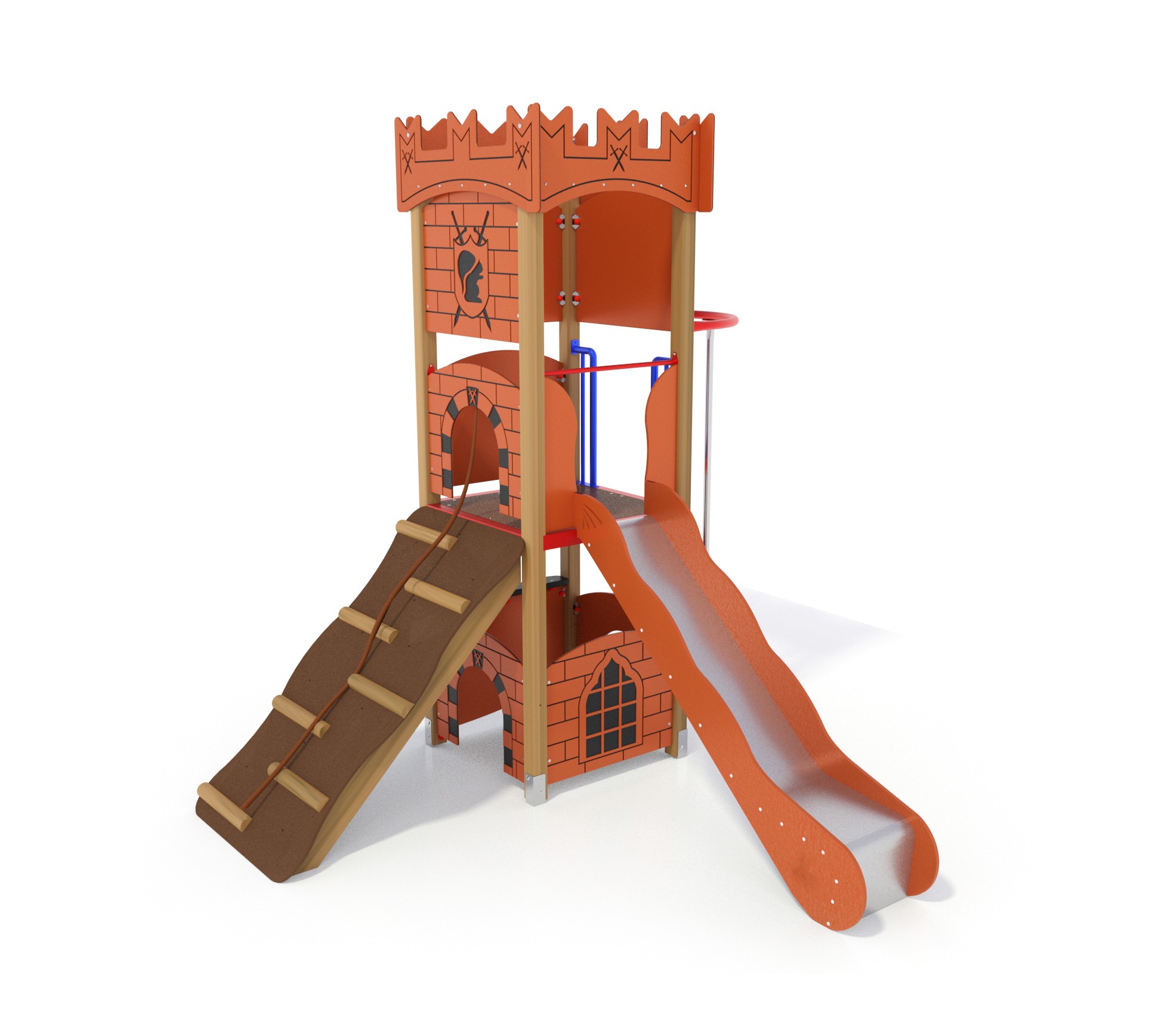 FATA CON PALO POMPIERI MEDIEVAL