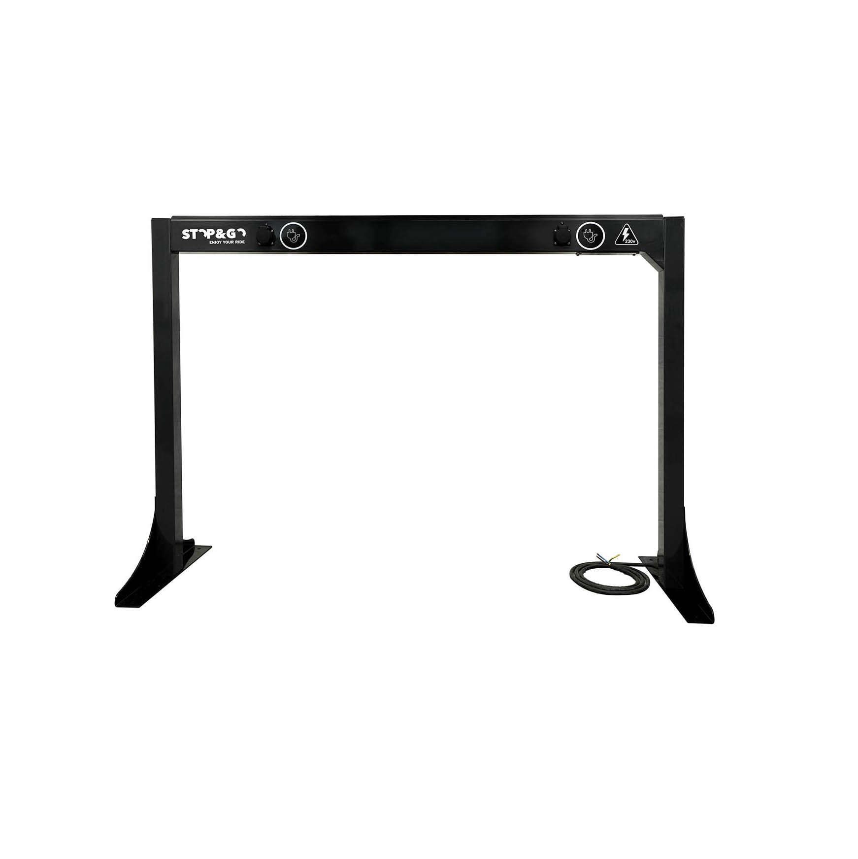 RASTRELLIERA PORTA BICI CON KIT RICARICA E-BIKE