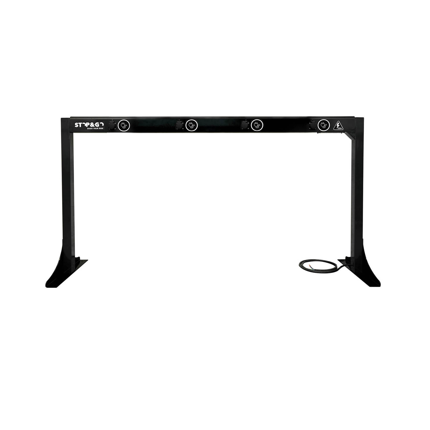 RASTRELLIERA PORTA BICI CON KIT RICARICA E-BIKE