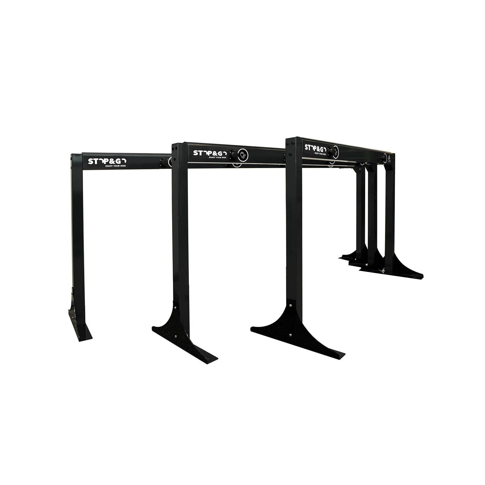 RASTRELLIERA PORTA BICI CON KIT RICARICA E-BIKE