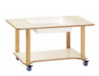 TAVOLO CARRELLO ACQUA/SABBIA
