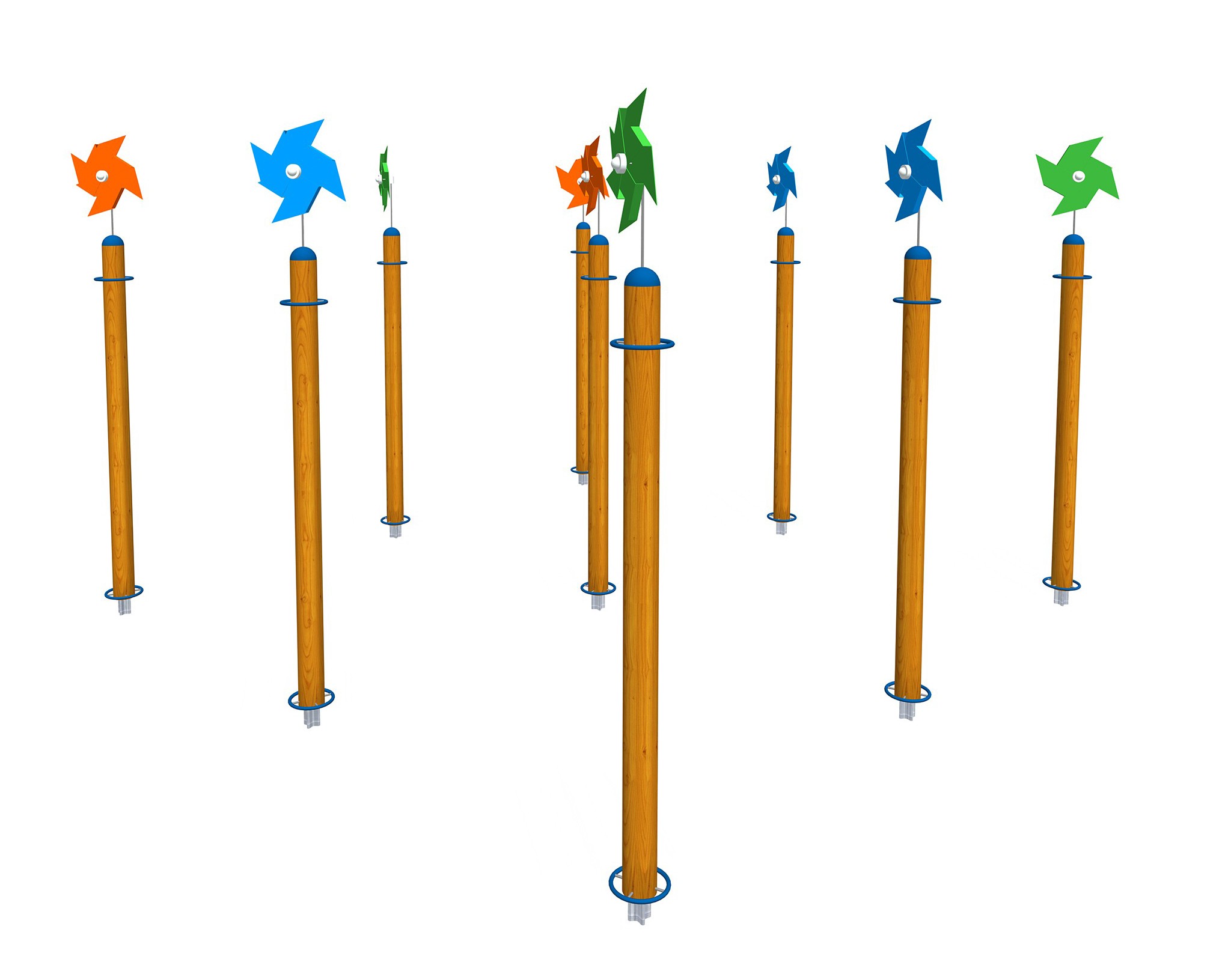 GIRASOLE 9 PALI E 6 TELI