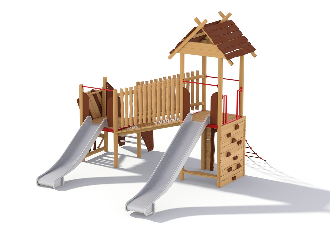 MERLINO WOOD CON PEDANA CURVA