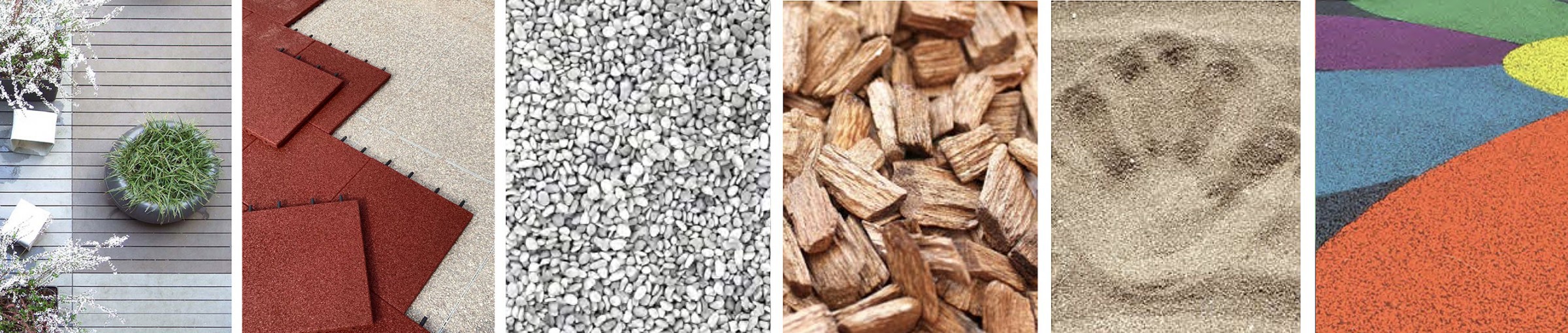 varie tipologie di pavimentazione