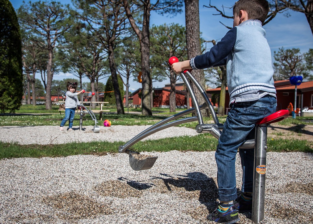 gioco con ghiaino sfuso