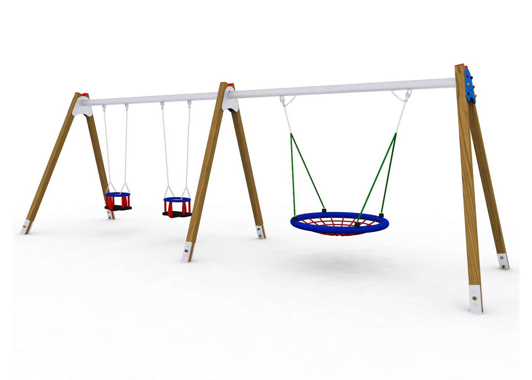 ALTALENA CON CESTONE E 2 SEDUTE