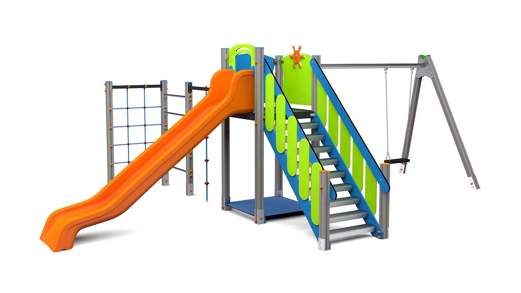 AIRONE CON ALTALENA E PALESTRA