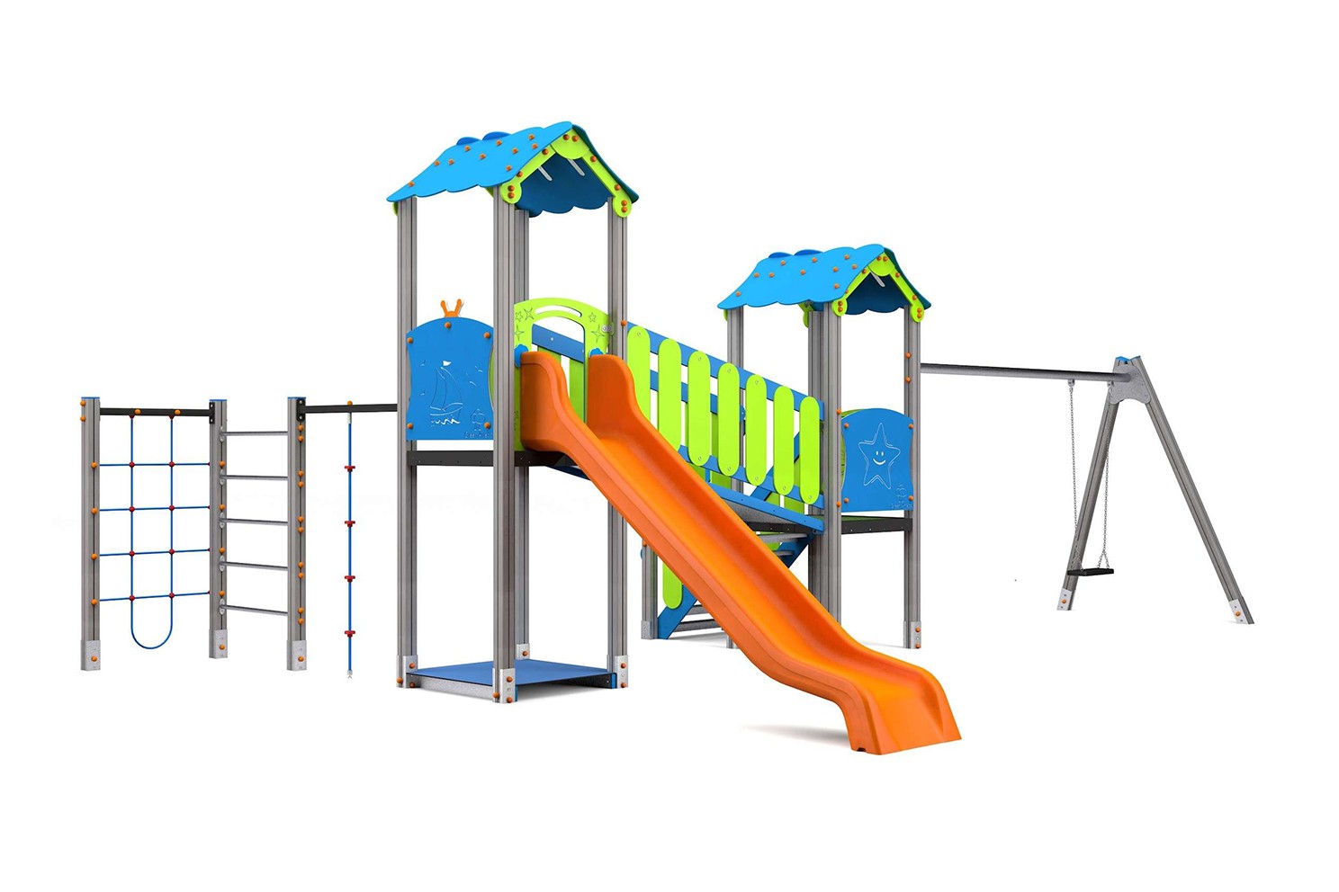 CERBIATTO CON ALTALENA E PALESTRA