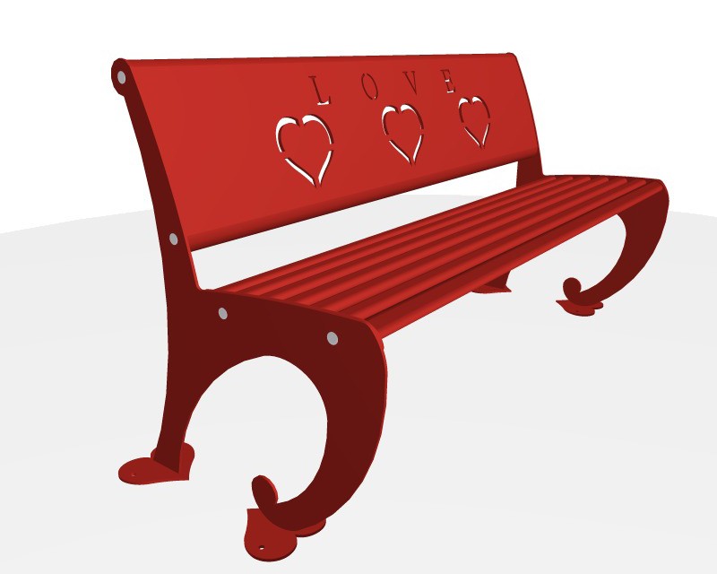 PANCHINA RONDINE FLEUR DEGLI INNAMORATI