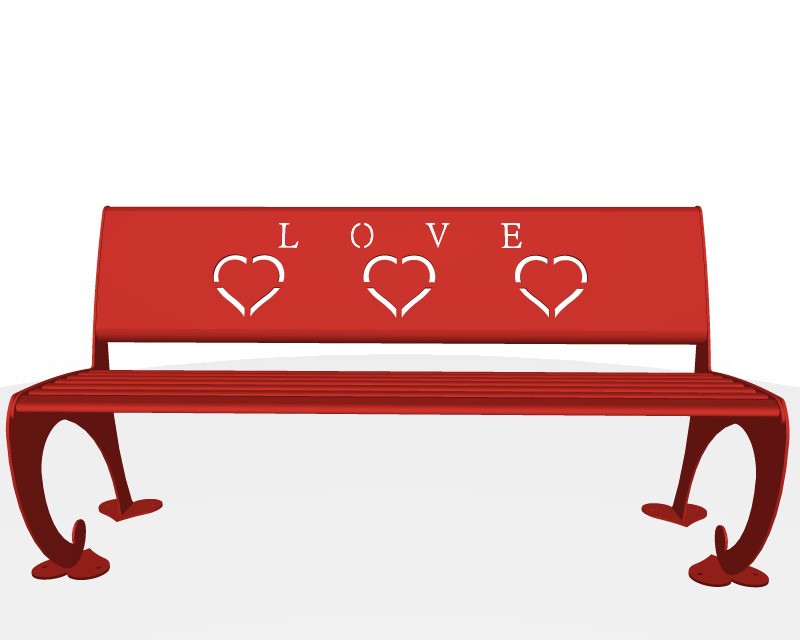 PANCHINA RONDINE FLEUR DEGLI INNAMORATI