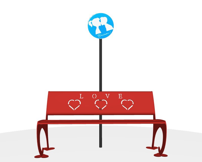 PANCHINA RONDINE FLEUR DEGLI INNAMORATI