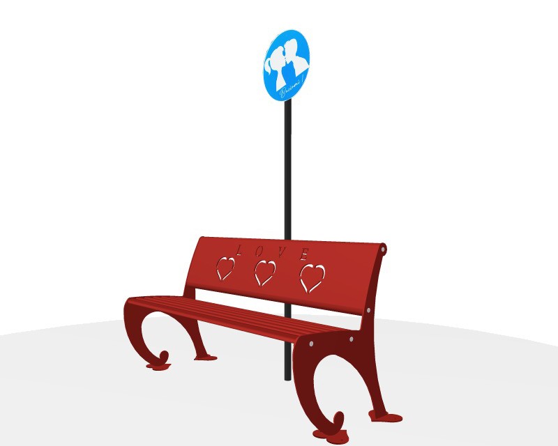 PANCHINA RONDINE FLEUR DEGLI INNAMORATI